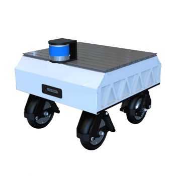 FW-02 Omnidirectional Wheeled Robot Platform-4WS/ 4WD Mini UGV Robot Chassis with Multi-Line LiDAR